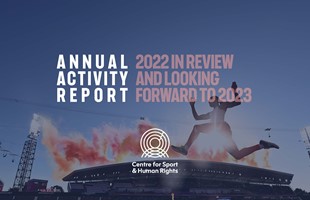 Couverture du rapport d'activité 2022