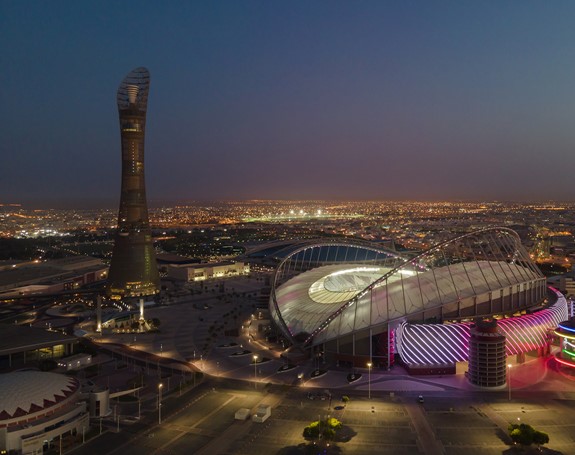 Aerial View Of Khalifa Stadium Stadium In Qatar Homepage Hero
